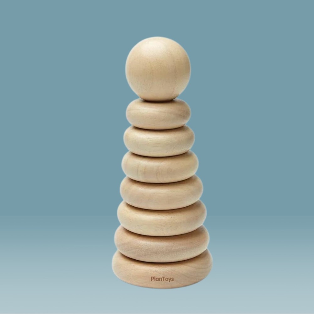 Plan toys wooden stacking ring
